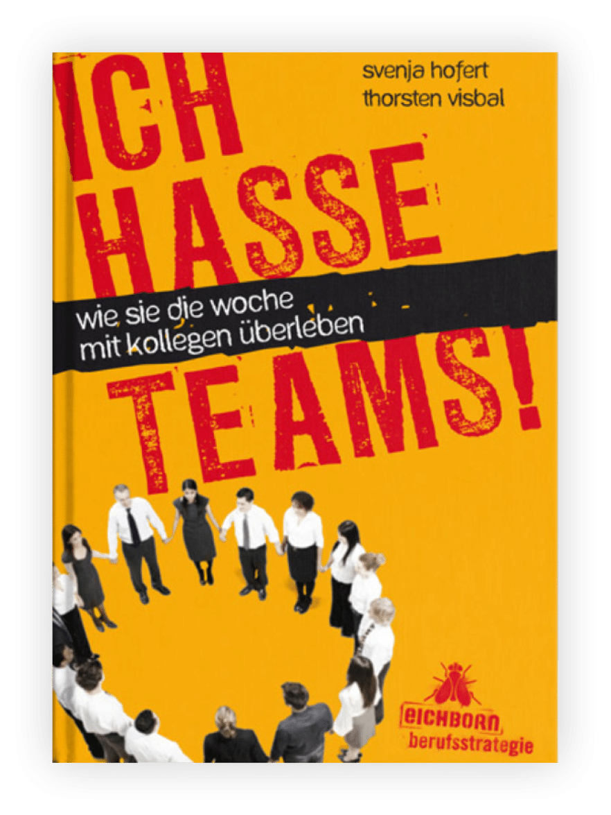 Titelbild vom Buch "Ich hasse teams"