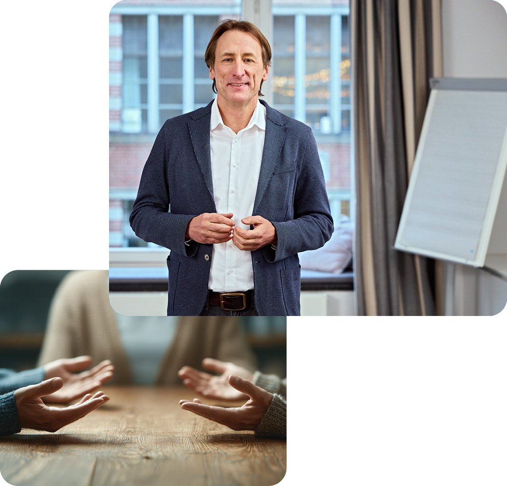 Foto Thorsten Visbal bei der Konfliktmoderation